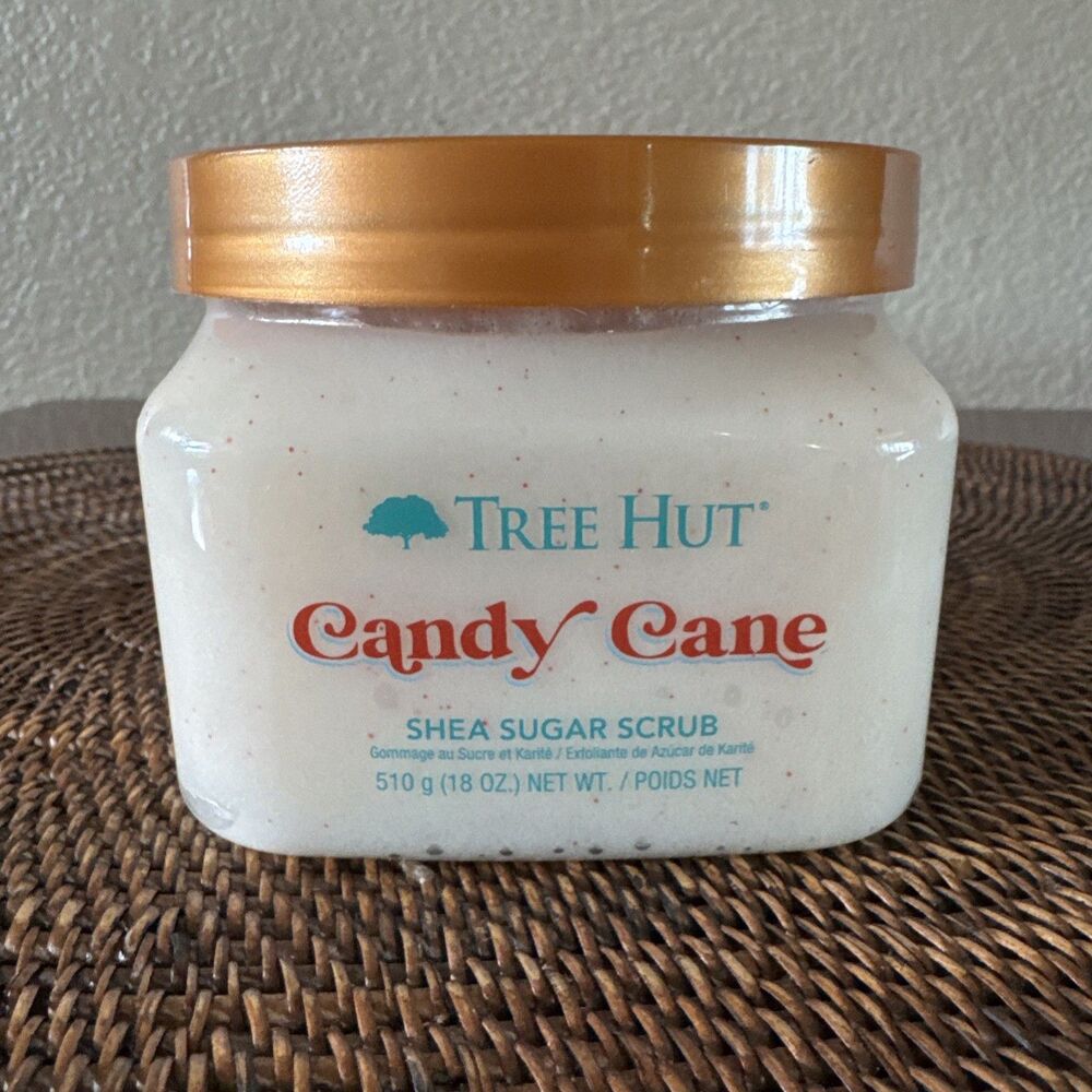 Tree Hut Candy Cane Shea Sugar Scrub 18 oz